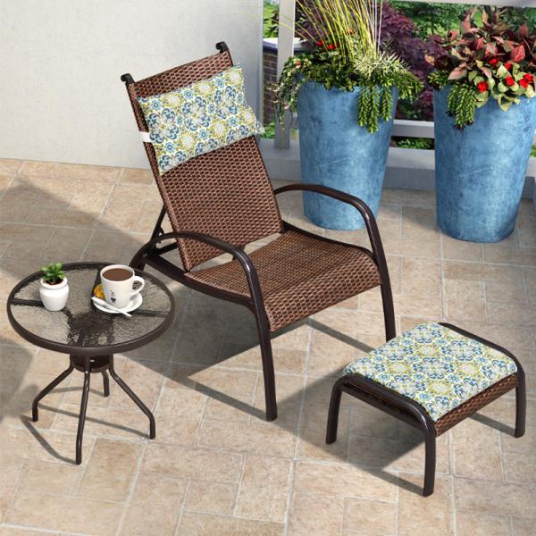 Quality Iron Single Patio Sun Lounger Customized Garden Recliner Chairs wholesale