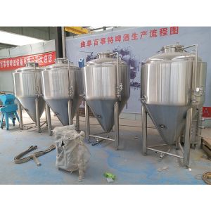 Customized PU Insulation Fermenting Equipment for Brewery Turnkey Plant in Bar