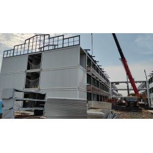 BOX SPACE Prefabricated Fully Equipped Stackable Glass Wall Portable Homes