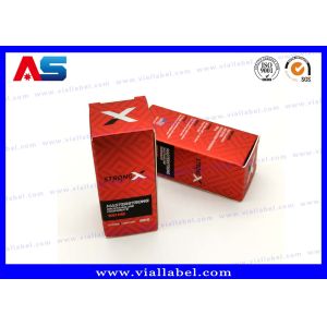 10ml Square Paper Boxes / Medical Injectable Vial Box Packaging For PCT Or