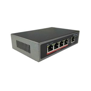 POE-S1004G(4GE+1GE)_4 Port Gigabit IEEE802.3af/at PoE Switch with 65W External