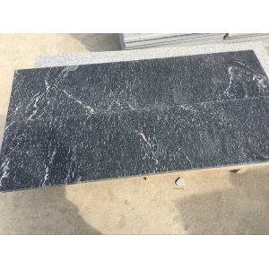 Nero Blanco Granite,Black Granite,Snow Grey Granite,Flamed Finished Grey Granite