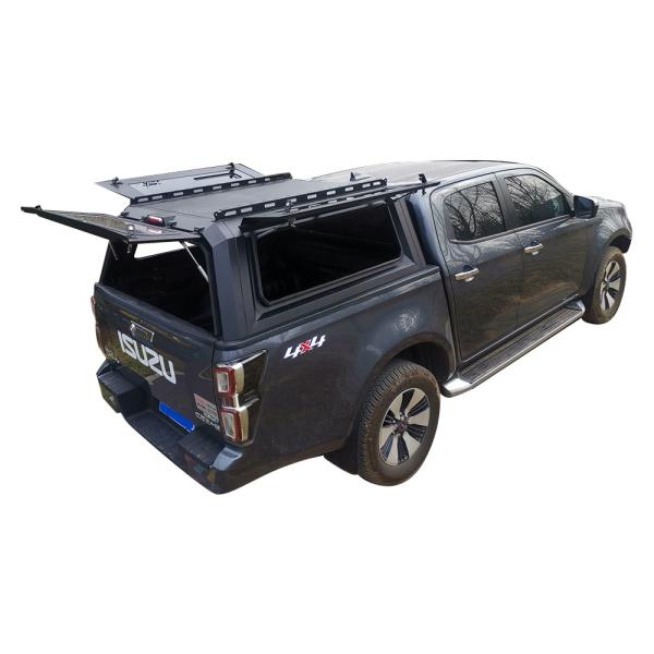 Quality Black Toyota Tundra Pickup Bed Cover with Trunk Mount and Aluminium Construction wholesale