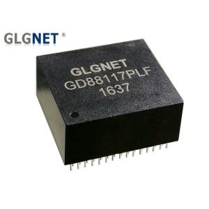 Cheap PoE Function LAN Isolation Transformer 88 PIN 1G Base -T Full Quad Port Applications for sale