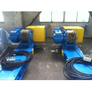 Industry 40T Lead Screw Rotary Welding Rotator With PU Rollers