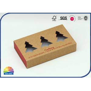 Drawer Sliding Printed 350gsm Kraft Paper Box Matte Lamination