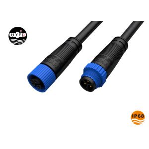 Cheap 3 Pin IP68 Overmolded M15 Connector Molded With Cable for sale