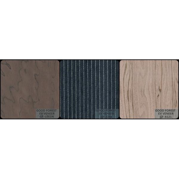Engineered Custom Wood Veneer Panels Irregular Texture For Decoration ISO