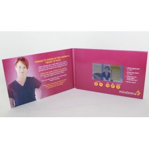 China Handmade elegant printing lcd video mailer for business promotional on sale