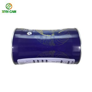 Round Shape Milk Powder Tin Can CMYK Color Eco - Friendly With FDA SGS Approval