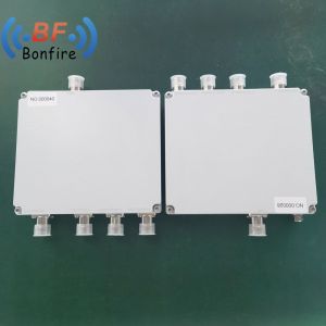 IP67 Quadplexer 698-960/1710-2170/2300-2700/3300-3800MHz with 4.3-10 Female