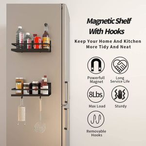 Customized Magnetic Spice Rack for Beverage in Refrigerator Space Saving