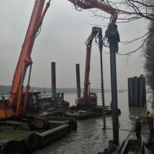 18m Max Pile Hydraulic Vibratory Pile Hammer – Low Noise & High Efficiency