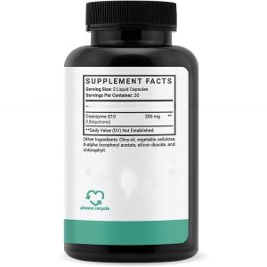 OEM CoQ10 Supplement Coenzyme Q10 200mg Capsules Ubiquinol Powder Capsules Coq10