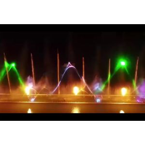 Customized Size Waterscape Laser Water Screen Movie Show Fountain ISO CE