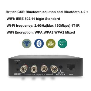 Bluetooth WiFi Multi Room Audio Streamer Amplifier HiFi Stereo Streaming