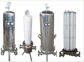 Max. Temperature 200°F Multi Cartridge Filter Housing 1um Filtration Inlet