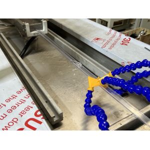 Precise Transparent PVC Price Tag Extrusion Line With Conical Twin Screw