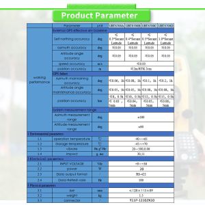 Customized Support UBTS700Y Ship Navigation and Control UAV High Precision Fiber