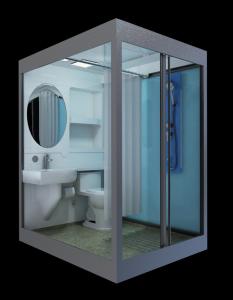 China all in one bathroom units Prefab Bathroom integrated bathroom suit/unit/room/cabin/set on sale