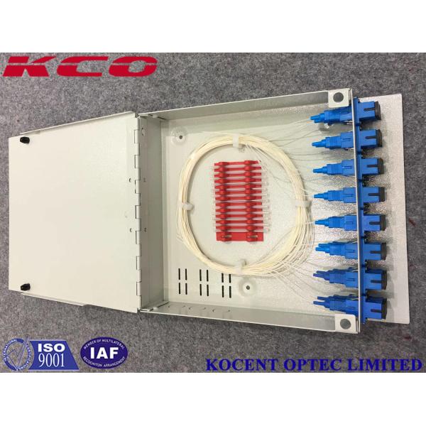 Quality KCO-FTB16D Wallmountable Fiber Optic Terminal Box 16 Ports With SC Adapter And Pigtail wholesale