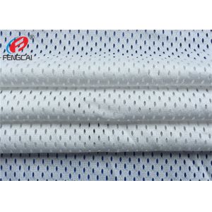 White Dry - Quick Polyester Sprots Mesh Fabric Warp Knitted Lining Fabric