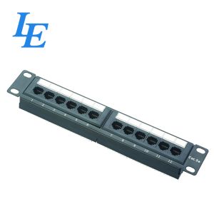 China 1U 12Port Network Patch Panel Used For Eethernet Network Easy To Assemble on sale China 1U 12Port Network Patch Panel Used For Eethernet Network Easy To Assemble on sale