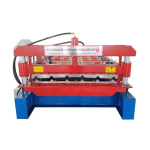 Trapezoid Roof Iron Sheet Making Machine Coil Inside Diameter 450-550mm Forming