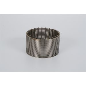 Stainless Steel 316L Wedge Wire Media Retention Nozzle Npt Thread 57mm Diameter