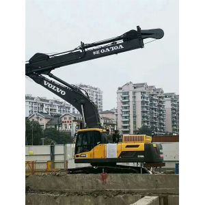 Excavator Telescopic Dipper Boom with Clamshell Bucket for PC300 PC400