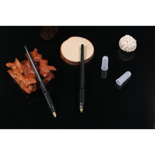 Black Manual Microblading Pen #15M1 Double Rows Shading Blade
