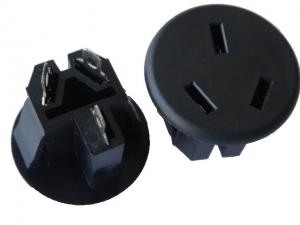 China Round Australian AC Electric Power Sockets , Electrical Wall Plugs For Office / Home on sale