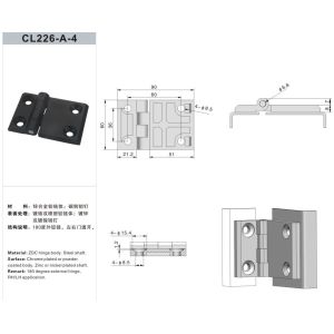 Electrical Panel Zinc Alloy Hinges
