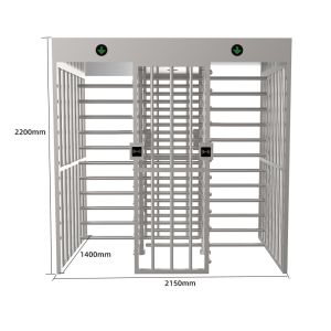 SUS304 Stainless Steel Access Control Turnstiles Full Height Gate