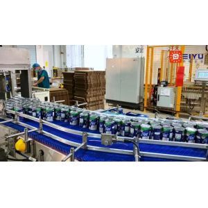 Low Speed Drop Type Wrap Around Case Packer for Bottled Water Production Line