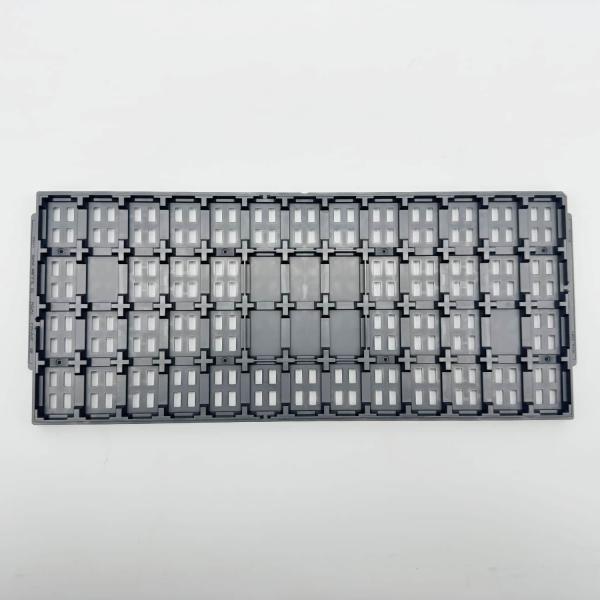 Black Custom JEDEC Trays PPE Material ESD Safe For Customized High-Temperature