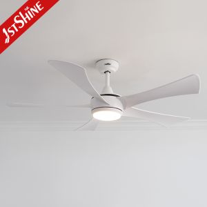 Modern 52" Ceiling Fan With Light And ABS Blade Dimmable Led Light