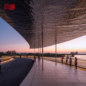 Artistic Leisure Pavilion Design and Construction for Modern Style Welding