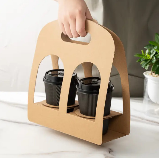 Custom Paper Tea Coffee Packaging Box Light Weight Environmental Friendly