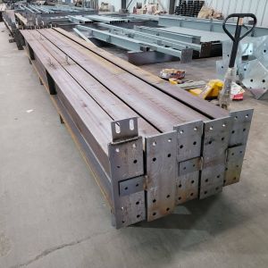 China Hot Rolled Q355B/Q235B H Steel Structure Frame Processing