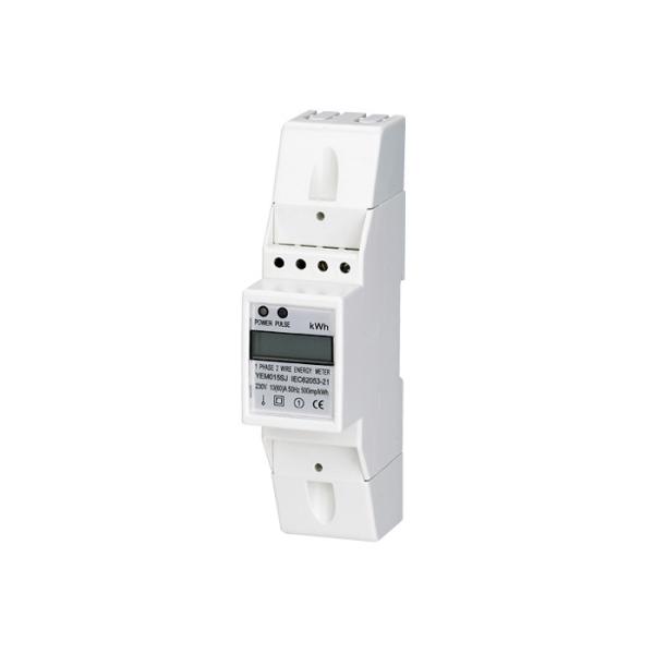 Quality 230V Two Wire Electric KWH Single Phase Energy Meter Low Power Consumption wholesale