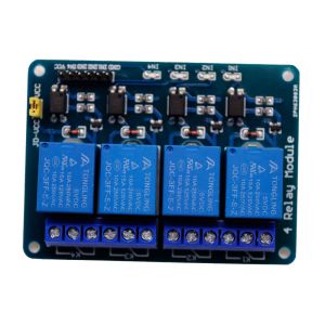 4 relay module with optocoupler, relay control panel with indicator light 12V