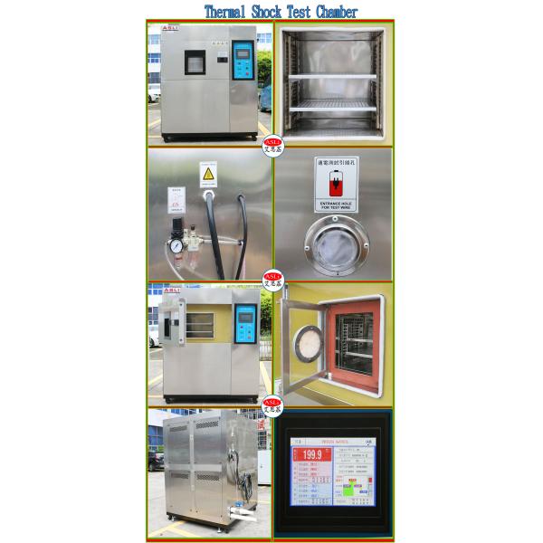 Two Zone Type Stainless Steel Thermal Shock Chamber With High Performance Capacity