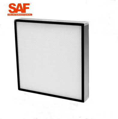Pharmaceutical Gel Seal Hepa Filters H13 Mini Pleat Aluminum Frame AB Sealant