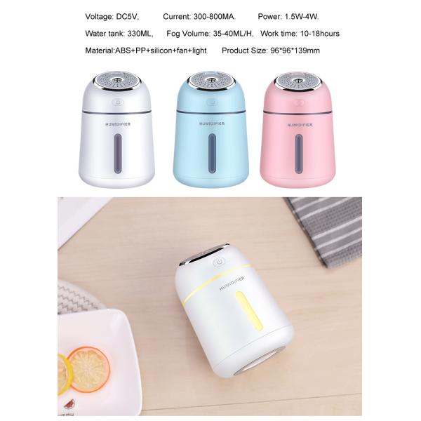 Aromatherapy Diffuser Ultrasonic Essential Oil Diffuser , Air Mister Humidifier 6-IN-1