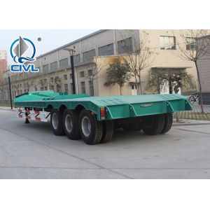Civl 3 Axles Equipment Low Bed Trailer King Pin 3.5 Inch Q235 Material With