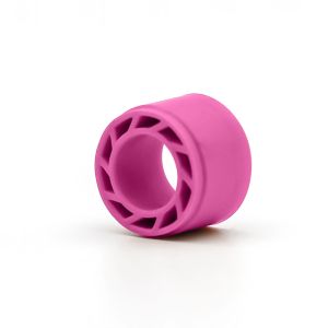 Pink 70 SHA Rubber Diaphragm Seals Peroxide Cured Low Compression Set