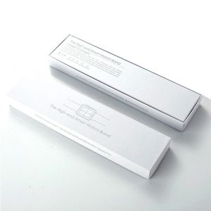 Custom Logo Printed White Smart Apple Watch Bands Storage Packaging Box For
