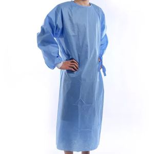 Cheap SMS SMMS Non Woven Fabric Visitor Lab Gown 45g for sale