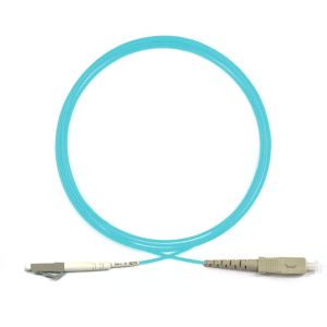 China LC SC PC / UPC OM3 Fiber Optic Patch Cord 10G Multimode 2.0mm 3.0mm With Connectors on sale China LC SC PC / UPC OM3 Fiber Optic Patch Cord 10G Multimode 2.0mm 3.0mm With Connectors on sale